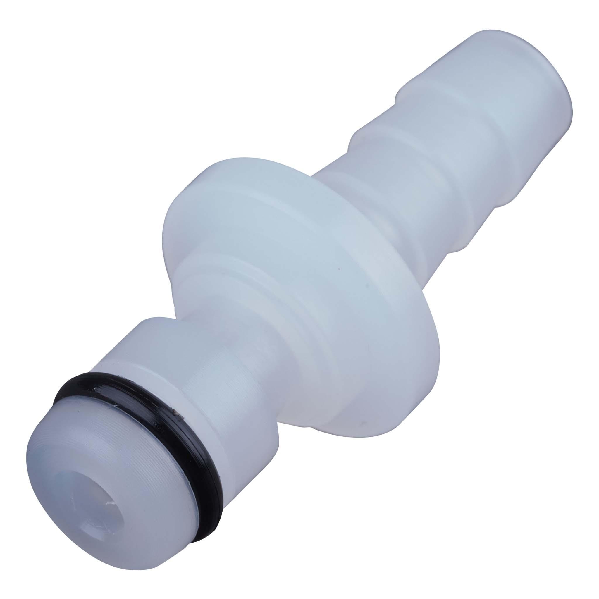angled view of 1/4in barb fitting